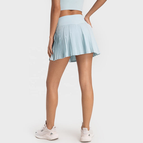 Girls Pleated Tennis Pickleball Skirts Quick Dry Sportswear